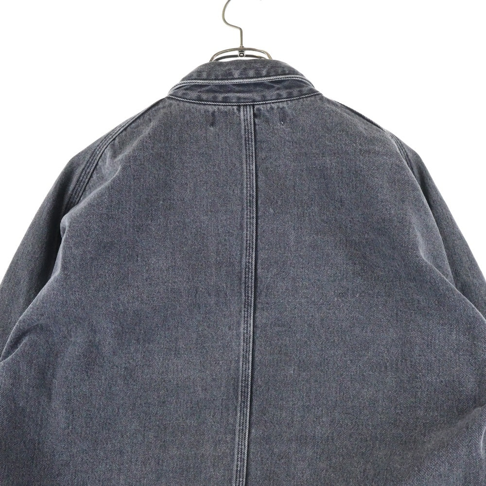 DAIRIKU(ダイリク) 19SS VINTAGE COVER ALL ヴィンテージカバーオール フロントボタン デニムカバーオール ブラック