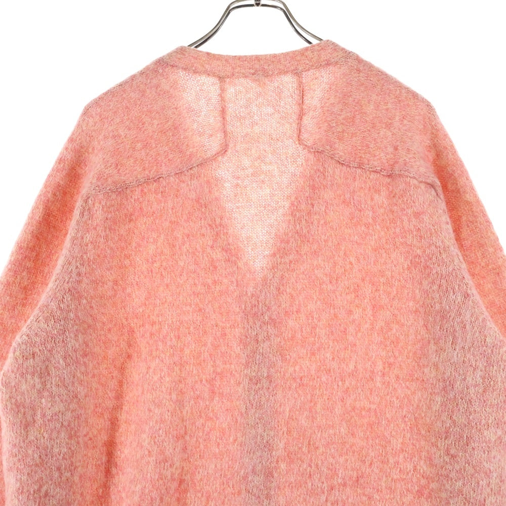 LOEWE(ロエベ) 24SS アナグラム フロントボタン ウールカーディガン H526Y16K54 ピンク