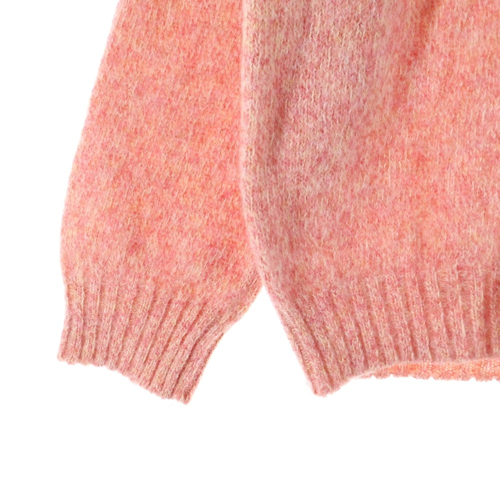 LOEWE(ロエベ) 24SS アナグラム フロントボタン ウールカーディガン H526Y16K54 ピンク