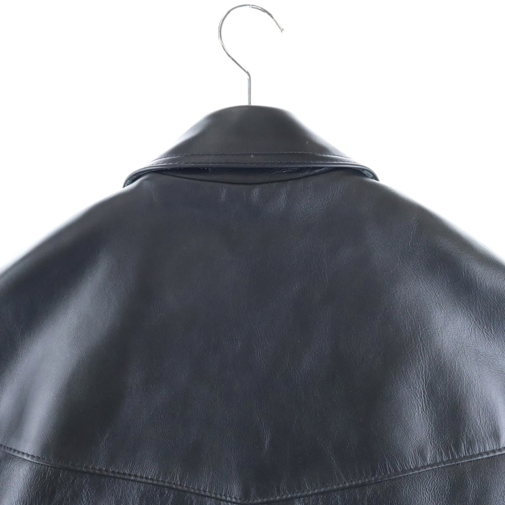 Lewis Leathers(ルイスレザー) 391TH TIGHT FIT LIGHTNING HORSE HIDE ホースハイド タイトフィット ダブルライダースジャケット ブラック