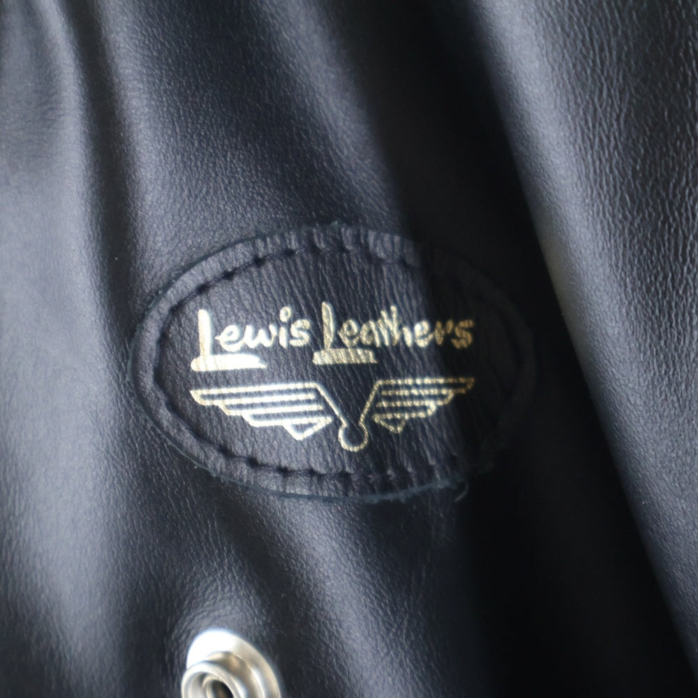 Lewis Leathers(ルイスレザー) 391TH TIGHT FIT LIGHTNING HORSE HIDE ホースハイド タイトフィット ダブルライダースジャケット ブラック
