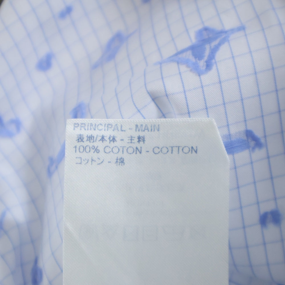 LOUIS VUITTON(ルイヴィトン) 19AW モノグラムデザイン 長袖シャツ ロングスリーブ ホワイト RM192Q OSF HHS41W