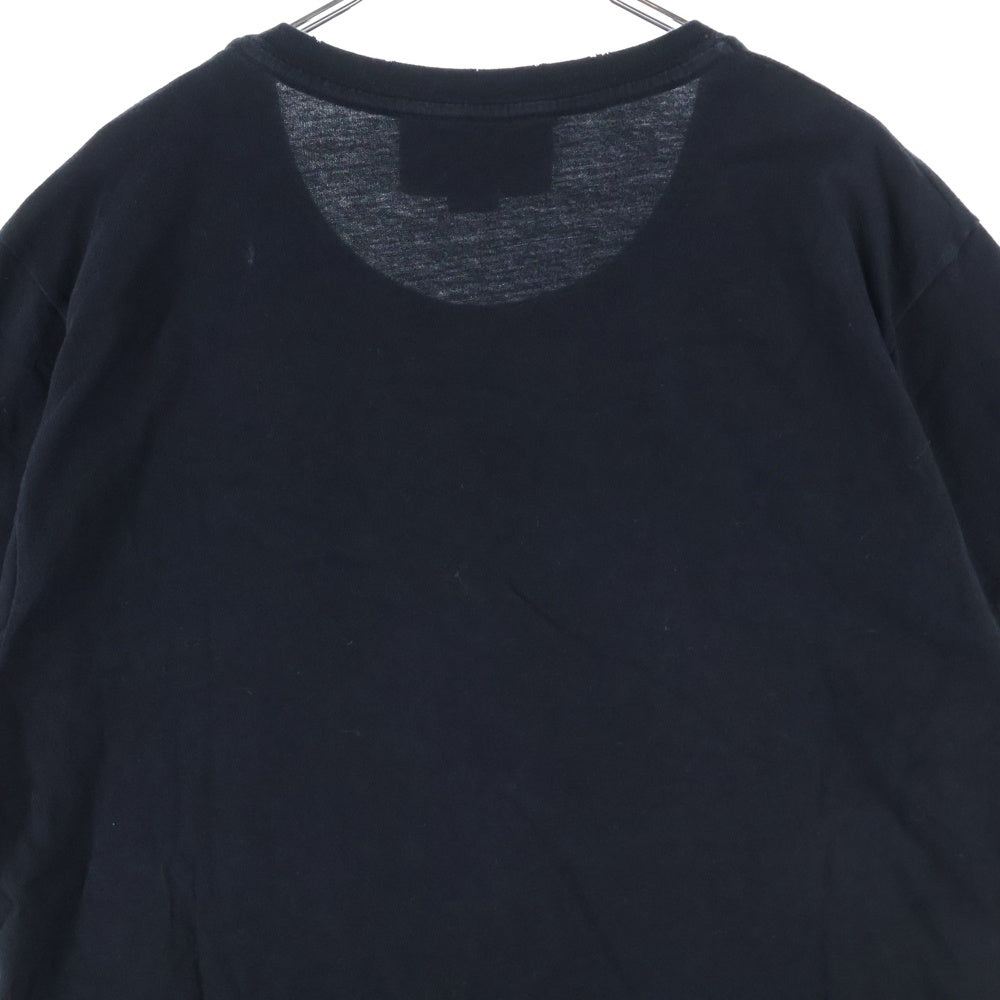 GUCCI(グッチ) パンサー刺繍 ロゴプリント クルーネック 半袖Tシャツ カットソー ブラック 493117