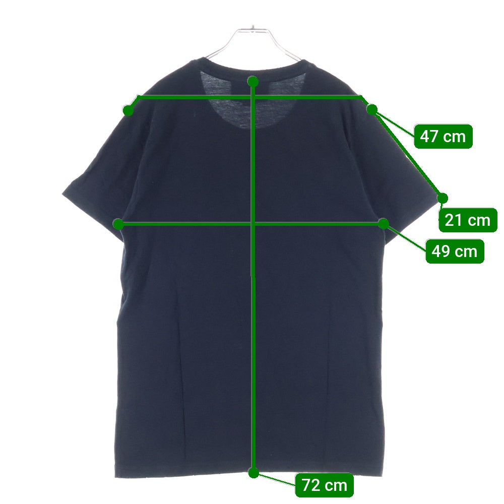 GUCCI(グッチ) パンサー刺繍 ロゴプリント クルーネック 半袖Tシャツ カットソー ブラック 493117