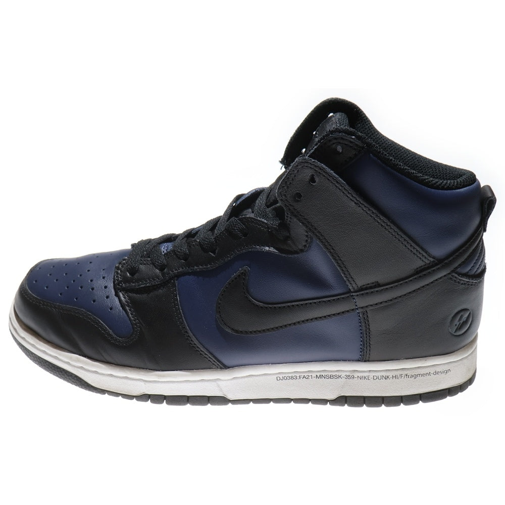 NIKE(ナイキ) ×Fragment DUNK HIGH TOKYO フラグメント ダンク 東京 ハイカットスニーカー ネイビー US10/28.0cm DJ0383-400