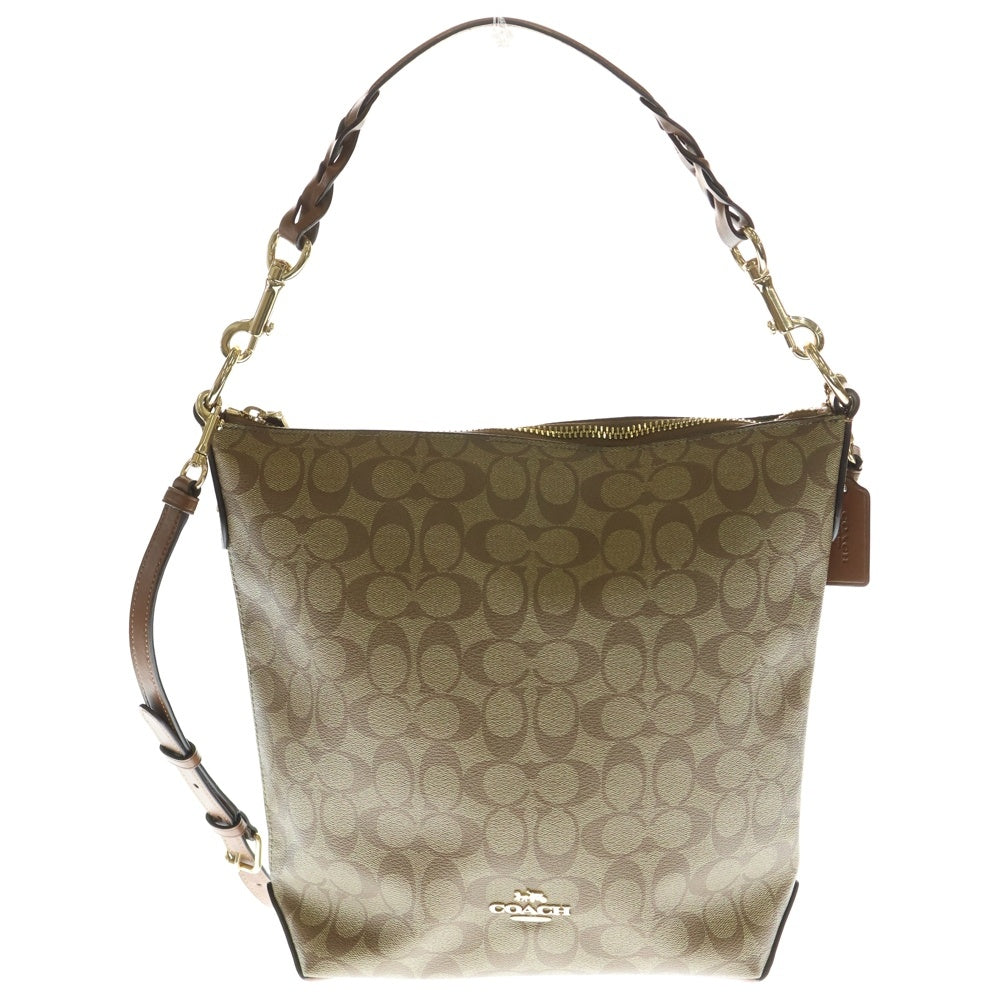 COACH(コーチ) シグネチャーロゴ 2WAY ハンド ショルダーバッグ ブラウン F31477 レディース