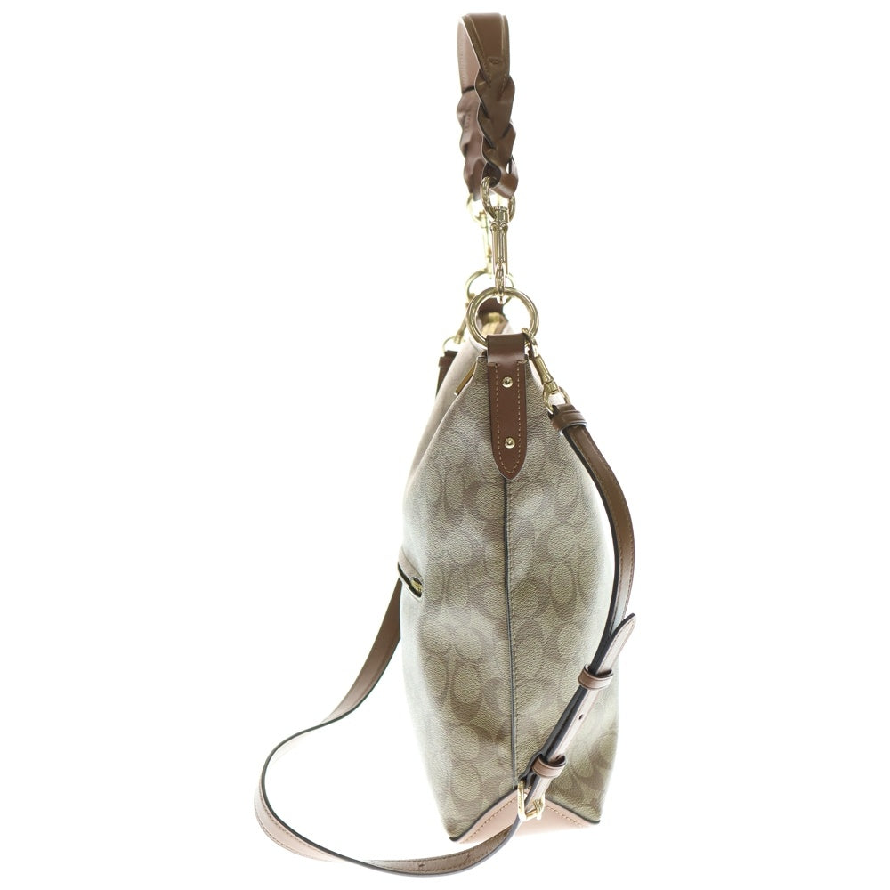 COACH(コーチ) シグネチャーロゴ 2WAY ハンド ショルダーバッグ ブラウン F31477 レディース