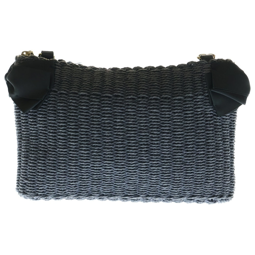 ANTEPRIMA(アンテプリマ) MIST 編込 チェーンショルダーバッグ ネイビー