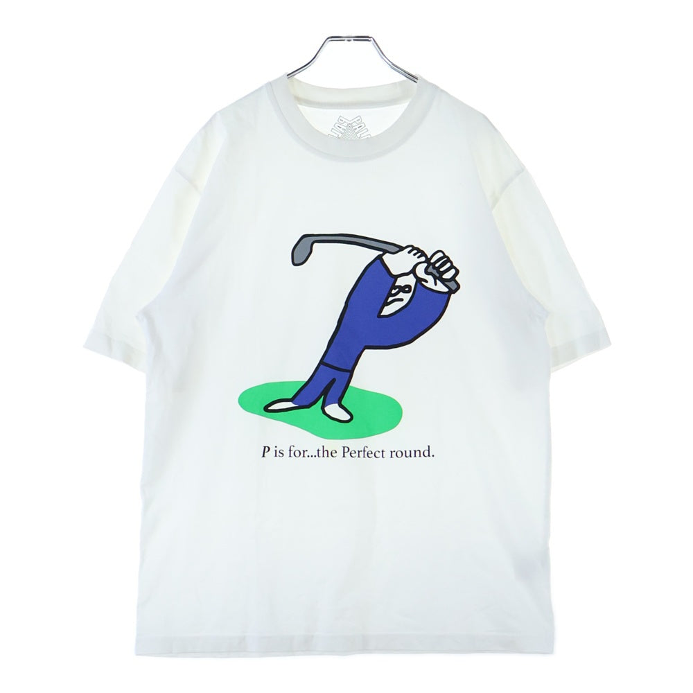 Palace Skateboards(パレススケートボーズ) 19AW Par T-SHIRT パープリント クルーネック 半袖Tシャツ カットソー ホワイト