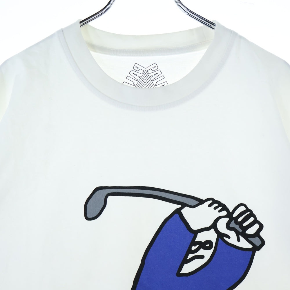 Palace Skateboards(パレススケートボーズ) 19AW Par T-SHIRT パープリント クルーネック 半袖Tシャツ カットソー ホワイト
