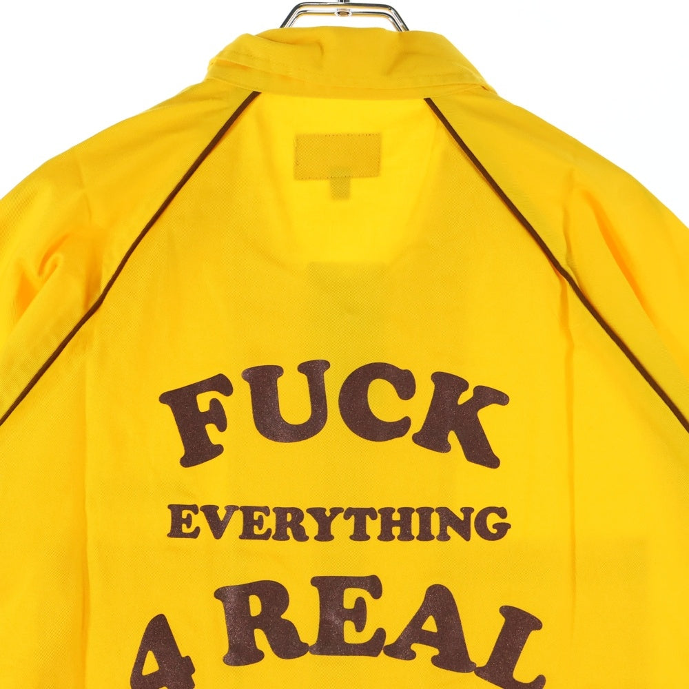 SUPREME(シュプリーム) 22SS Fuck Everything S/S Work Shirt ファック エブリシング 半袖ワークシャツ イエロー