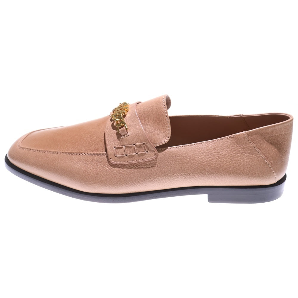 AMIRI(アミリ) 25SS MA SLIP ON LOAFER ロゴチェーン スリッポン ローファー レザーシューズ ベージュ