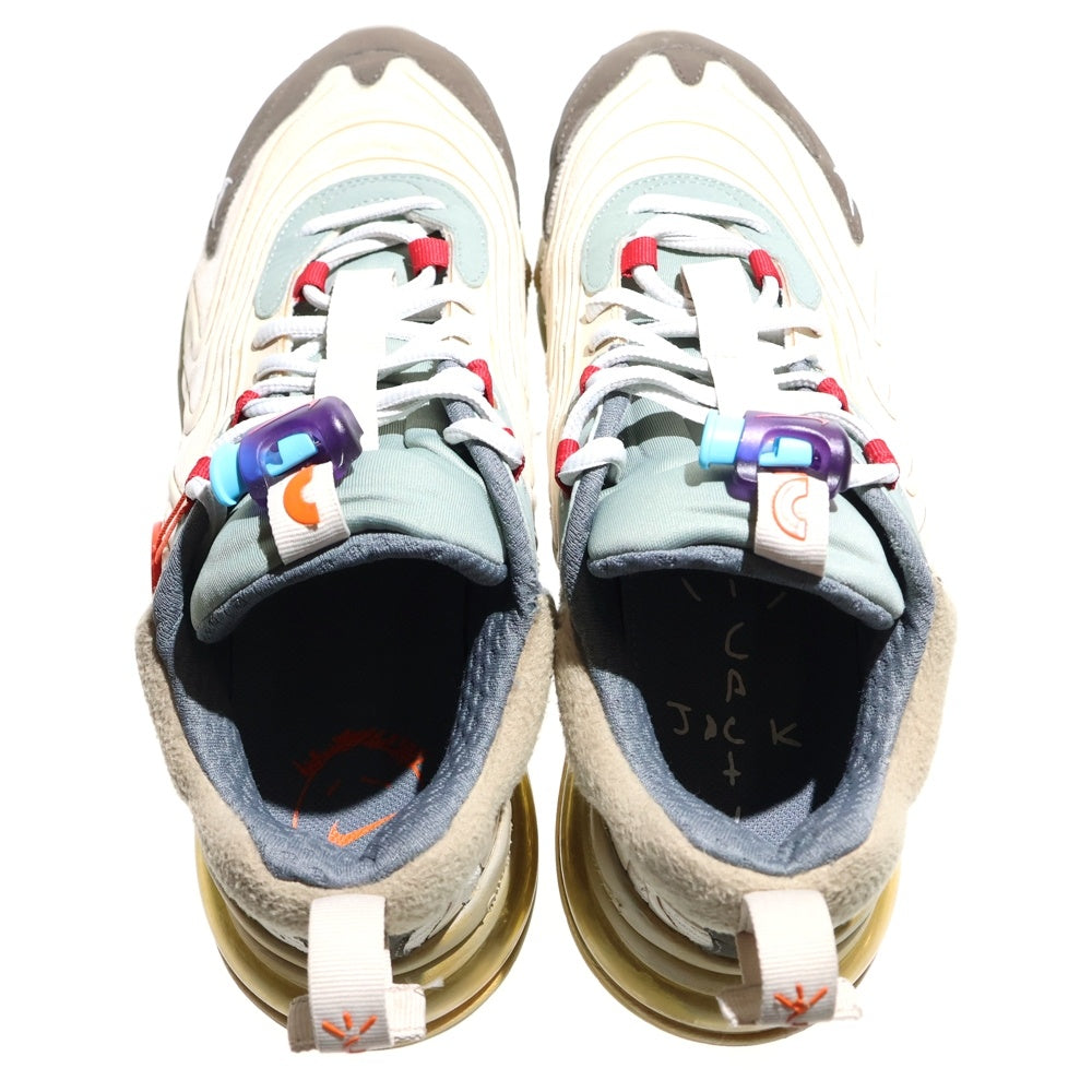 NIKE(ナイキ) ×TRAVIS SCOTT AIR MAX 270 CACTUS TRAILS トラヴィススコット エアマックス270 カクタストレイル ローカットスニーカー ベージュ US9/27.0cm CT2864-200