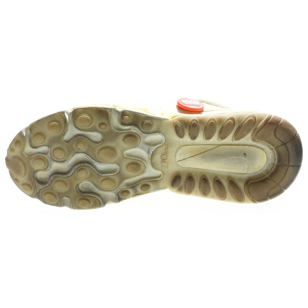 NIKE(ナイキ) ×TRAVIS SCOTT AIR MAX 270 CACTUS TRAILS トラヴィススコット エアマックス270 カクタストレイル ローカットスニーカー ベージュ US9/27.0cm CT2864-200