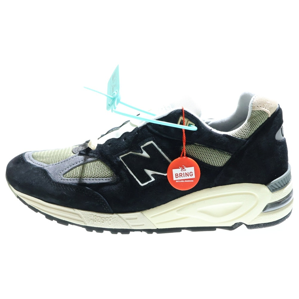 New Balance(ニューバランス) M990TE2 V2 スウェード ローカットスニーカー ブラック US9.5/27.5cm