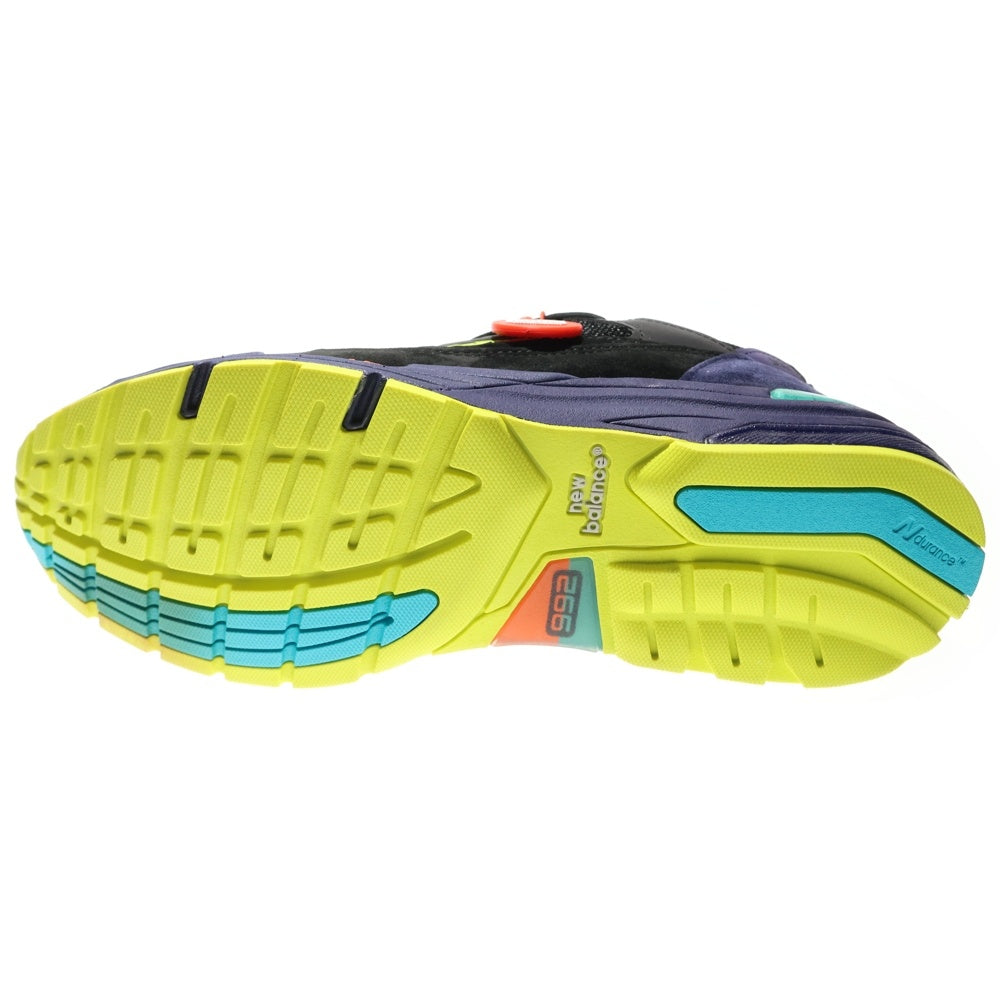 New Balance(ニューバランス) M992LT USA製 スウェード ローカットスニーカー ブラック/パープル US9.5/27.5cm