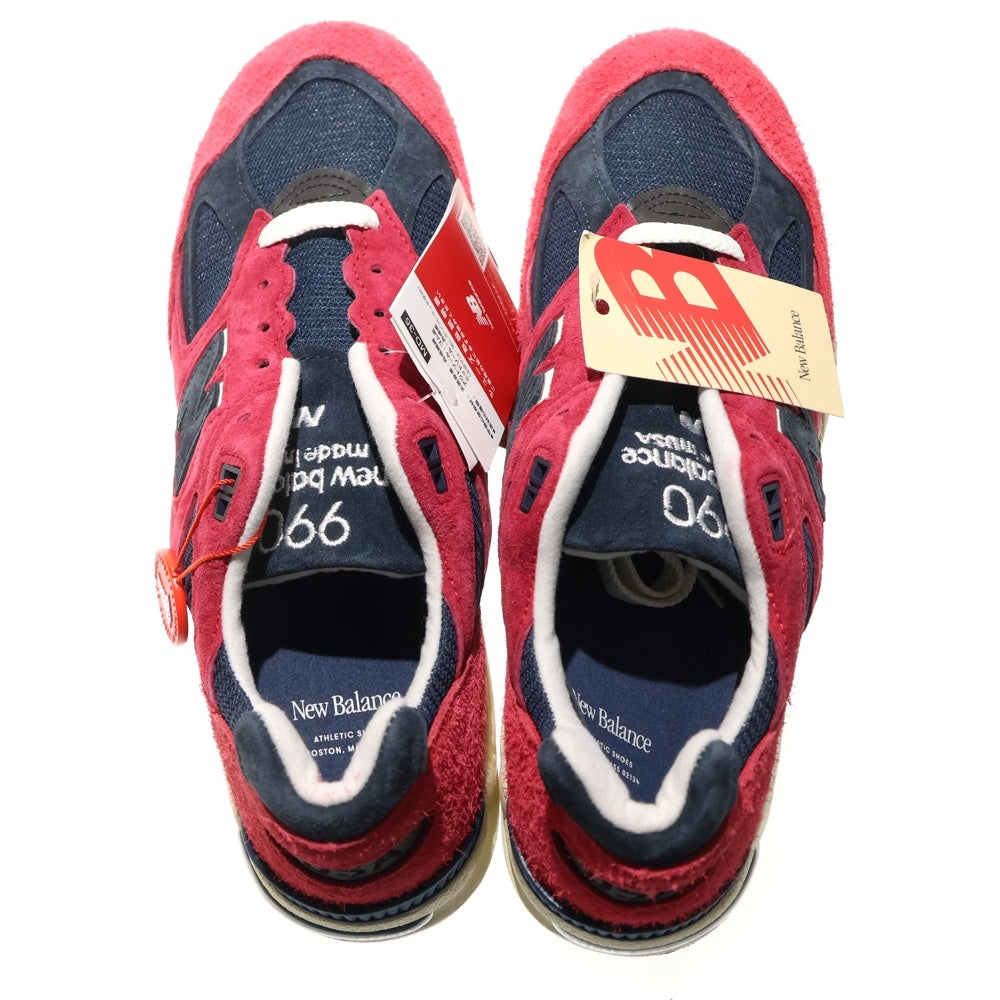 New Balance(ニューバランス) M990AD2 V2 RED スウェード ローカットスニーカー レッド US9.5/27.5cm