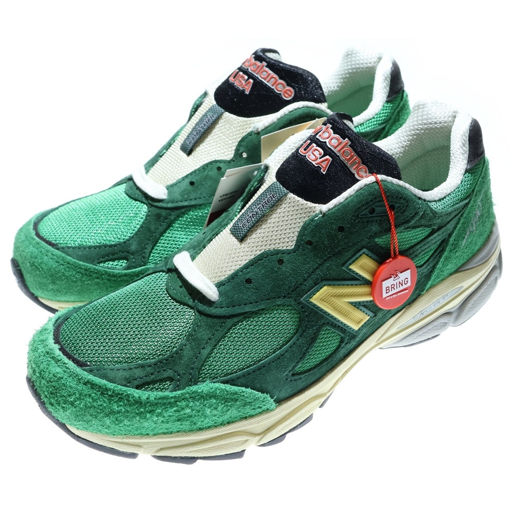 New Balance(ニューバランス) M990GG3 V3 ローカットスニーカー グリーン/イエロー US9.5/27.5cm
