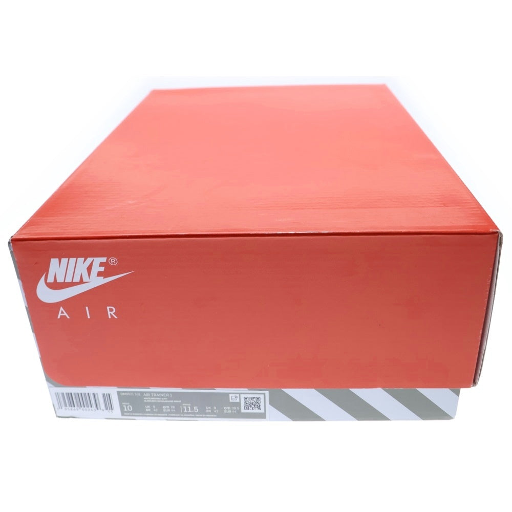 NIKE(ナイキ) AIR TRAINER 1 Midnight Navy エアトレーナー ミッドカットスニーカー グレー/ネイビー US10/28.0cm DM0521-101