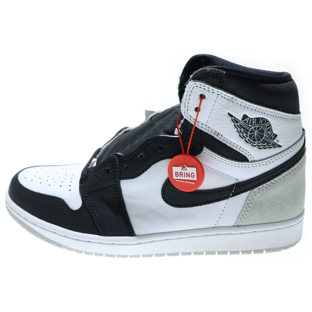 NIKE(ナイキ) AIR JORDAN 1 HIGH OG Bleached Coral エアジョーダンワン ブリーチド コーラル ハイカットスニーカー ホワイト/グレー US9.5/27.5cm 555088-108