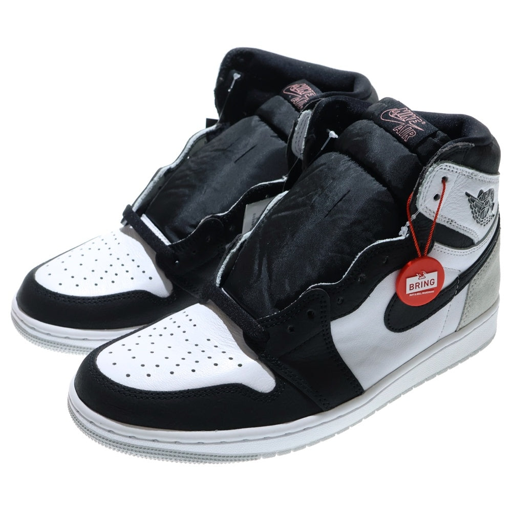 NIKE(ナイキ) AIR JORDAN 1 HIGH OG Bleached Coral エアジョーダンワン ブリーチド コーラル ハイカットスニーカー ホワイト/グレー US9.5/27.5cm 555088-108