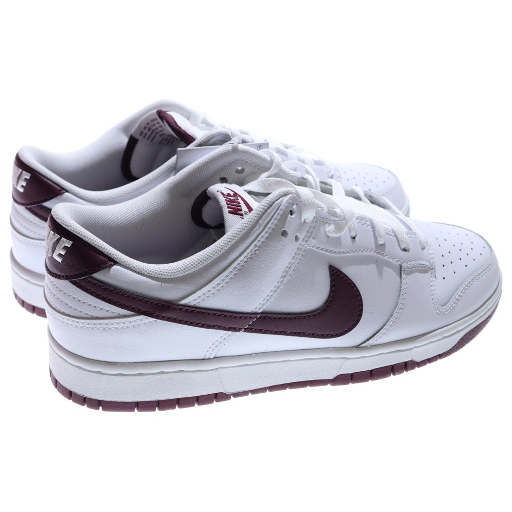 NIKE(ナイキ) DUNK LOW Night Maroon ダンク ナイトマルーン ローカットスニーカー ホワイト/バーガンディ US10/28.0cm DV0831-102