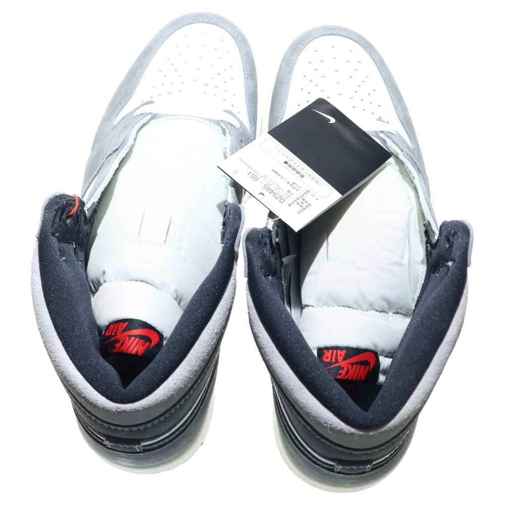 NIKE(ナイキ) AIR JORDAN 1 RETRO HIGH OG Black and Smoke Grey エアジョーダンワン レトロ ハイカットスニーカー グレー/ホワイト US10/28.0cm DZ5485-051