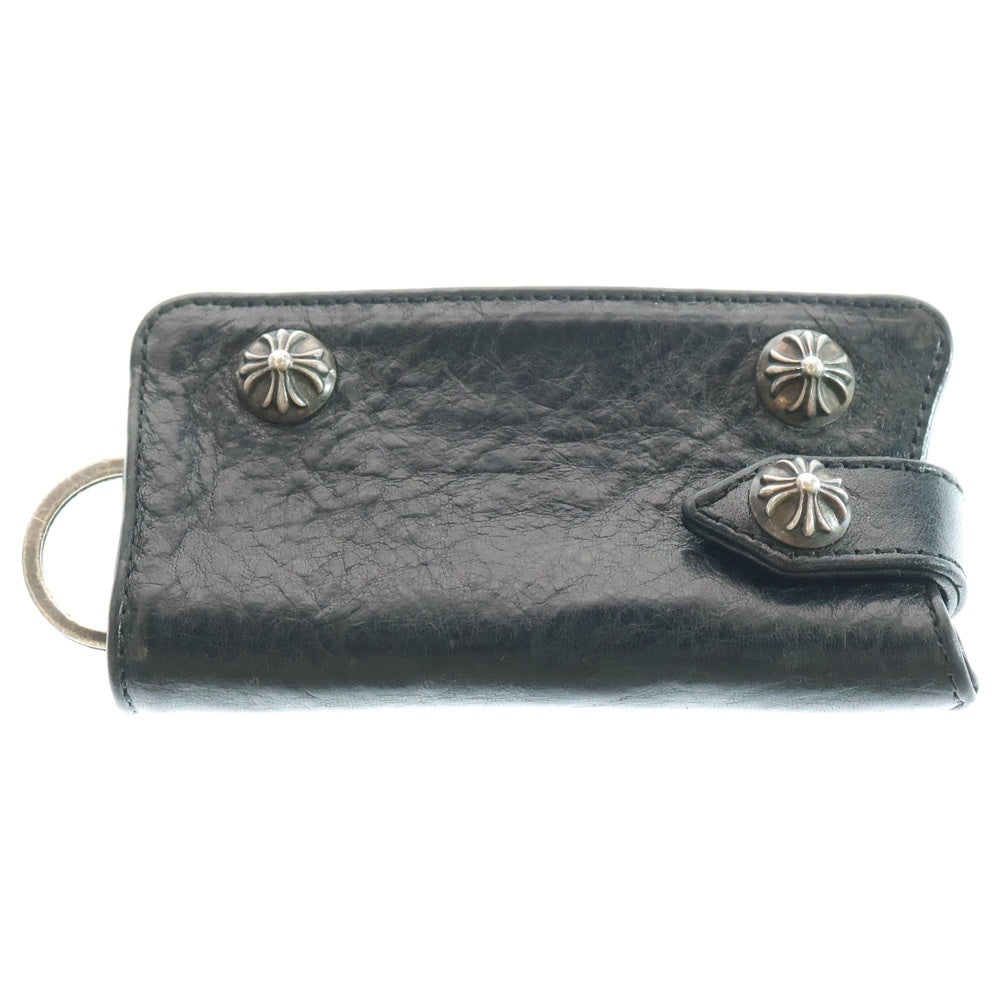 CHROME HEARTS／KEY CASE キーケース クロスボール レザー CHROME HEARTS(クロムハーツ) KEY CASE キーケース クロスボールボタン