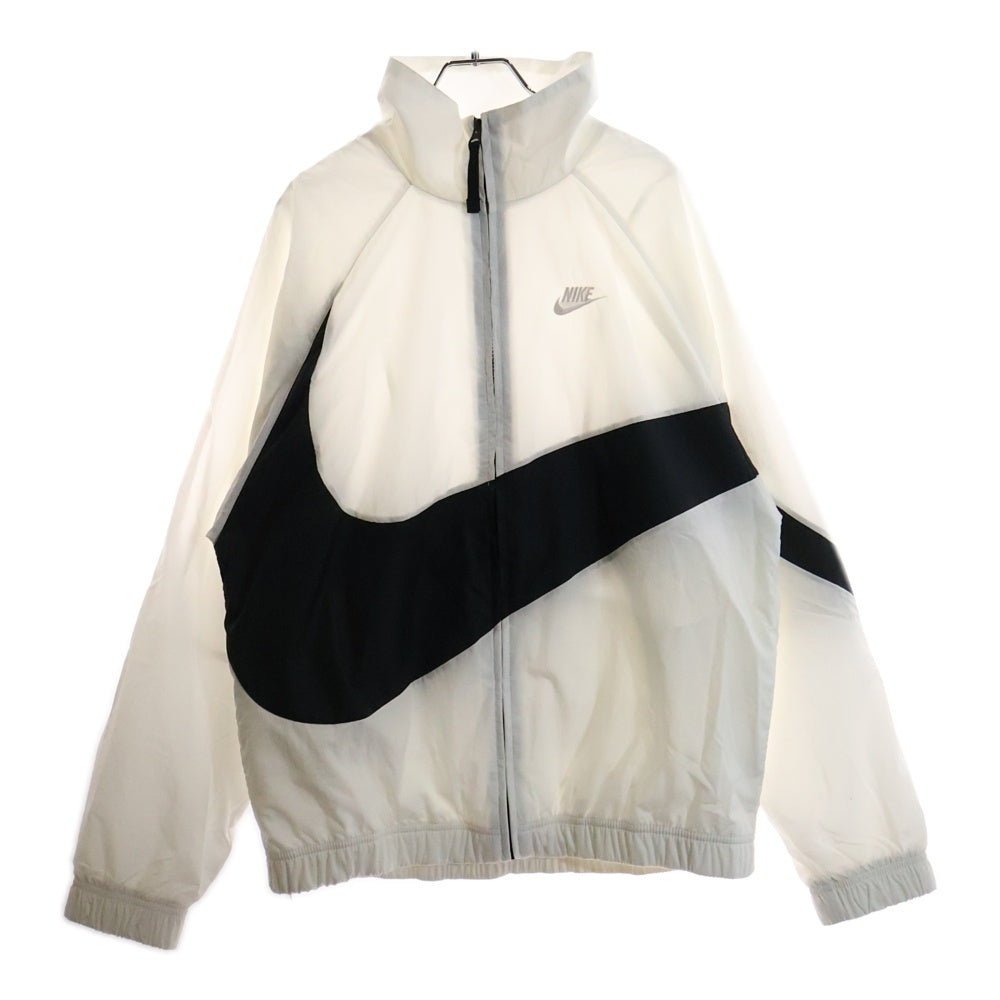 NIKE(ナイキ) HBR STMT WOVEN JACKET ウーブン ビッグスウォッシュ ナイロンジャケット ホワイト AR3133-100