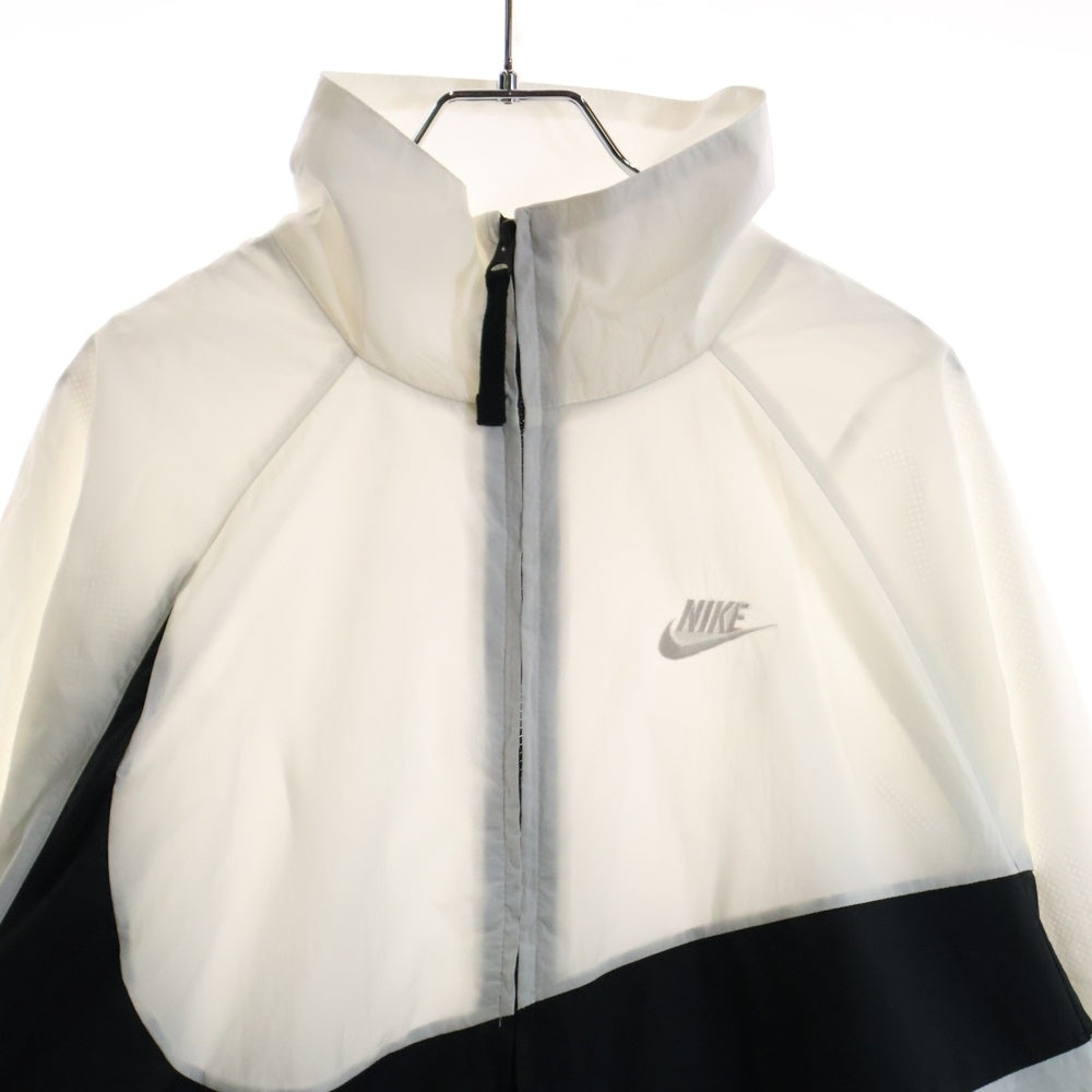 NIKE(ナイキ) HBR STMT WOVEN JACKET ウーブン ビッグスウォッシュ ナイロンジャケット ホワイト AR3133-100