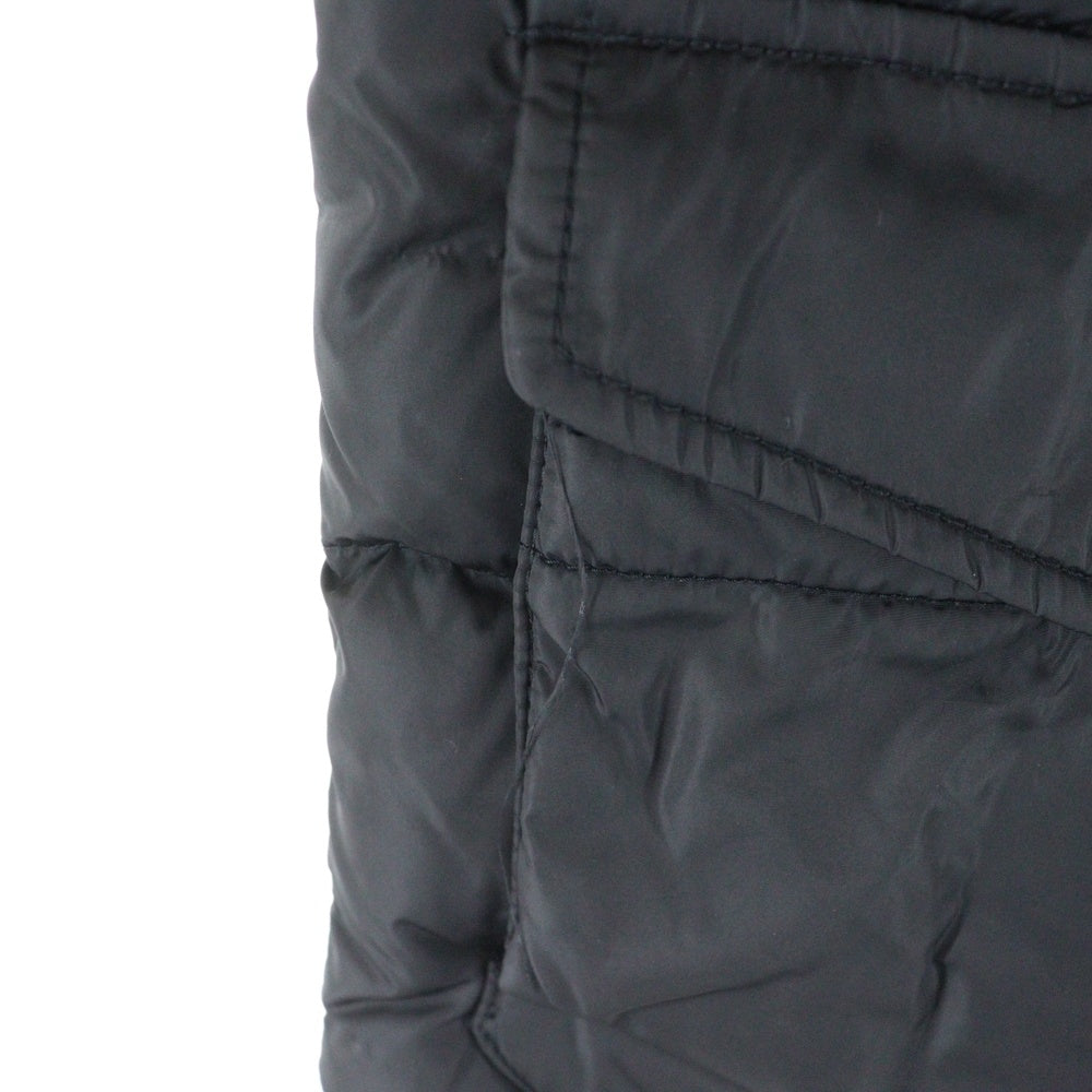 MONCLER(モンクレール) TAPAJOS GILET トリコロール ジップアップフーディー ナイロンダウンベスト ブラック 120914330500