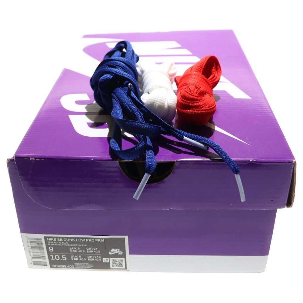 NIKE SB(ナイキエスビー) DUNK LOW Los Angeles Dodgers ダンク ロサンゼルス ドジャース ローカットスニーカー ホワイト/ブルー US9/27.0cm DO9395-400