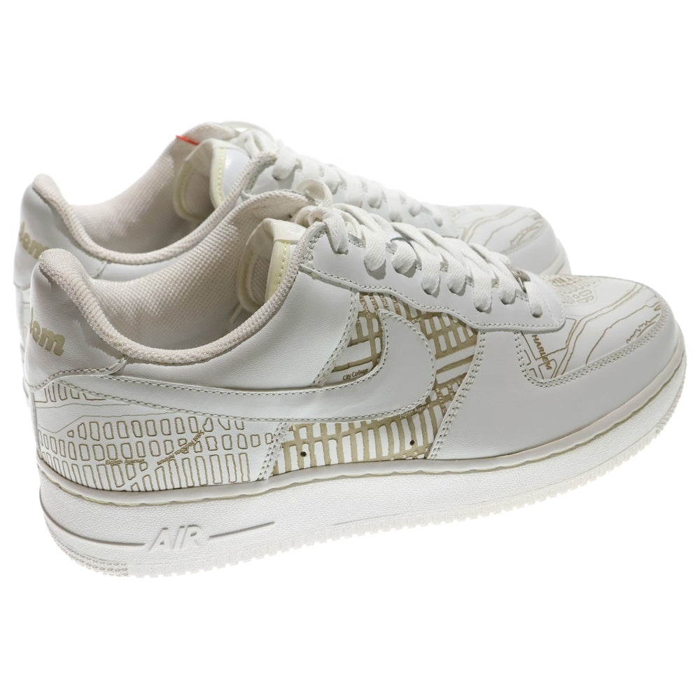 NIKE(ナイキ) 【観賞用】AIR FORCE 1 PREMIUM HARLEM 309096-111 エアフォース1 ローカットスニーカー シューズ ホワイト US10.5/28.5cm