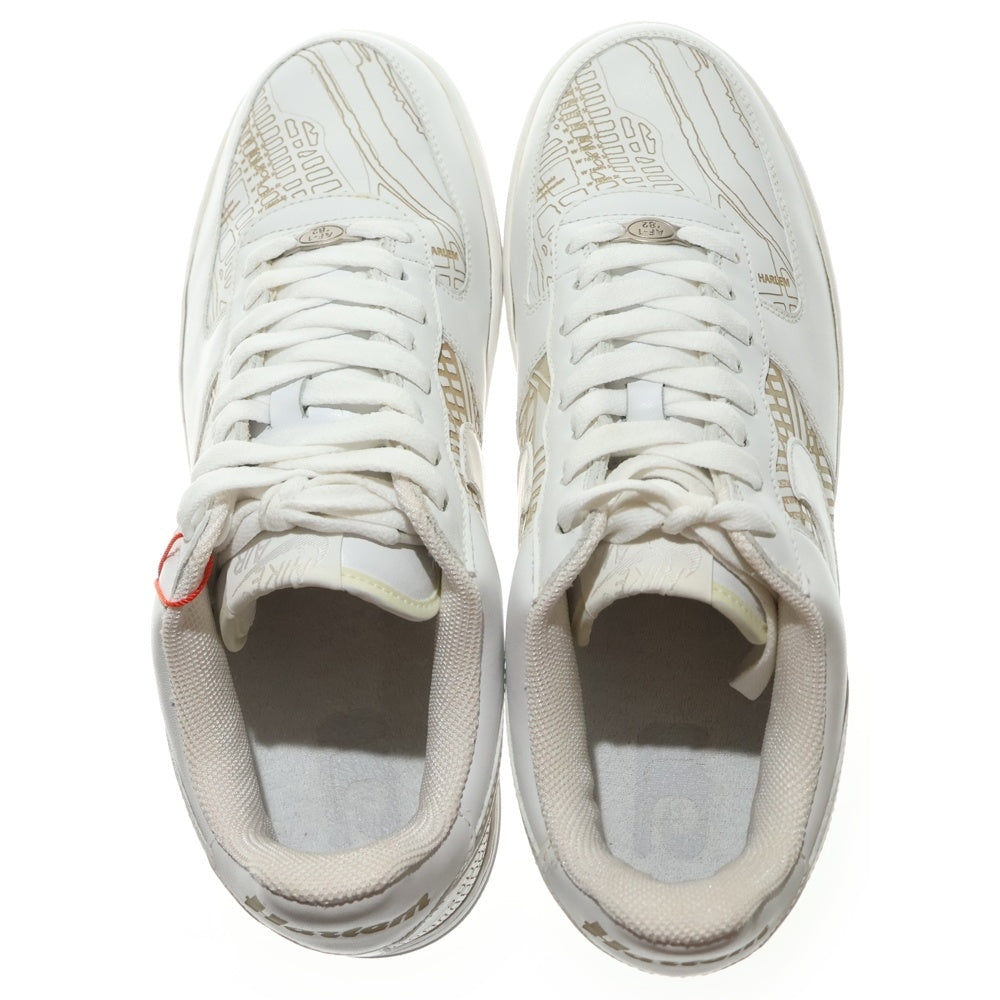 NIKE(ナイキ) 【観賞用】AIR FORCE 1 PREMIUM HARLEM 309096-111 エアフォース1 ローカットスニーカー シューズ ホワイト US10.5/28.5cm