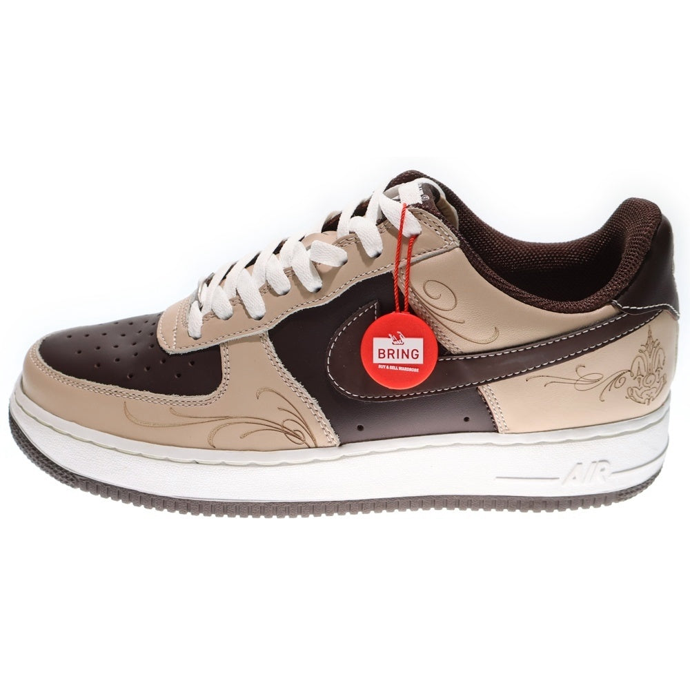 NIKE(ナイキ) 【観賞用】× Mr. Cartoon AIR FORCE 1 LOW 307334-221 ミスターカートゥーン エアフォース1 ローカットスニーカー シューズ ブラウン US10/28.0cm