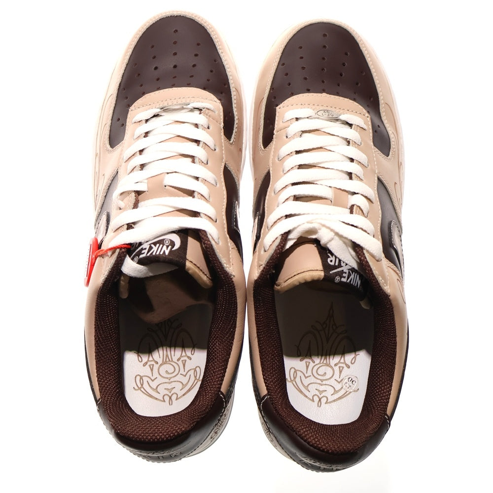 NIKE(ナイキ) 【観賞用】× Mr. Cartoon AIR FORCE 1 LOW 307334-221 ミスターカートゥーン エアフォース1 ローカットスニーカー シューズ ブラウン US10/28.0cm
