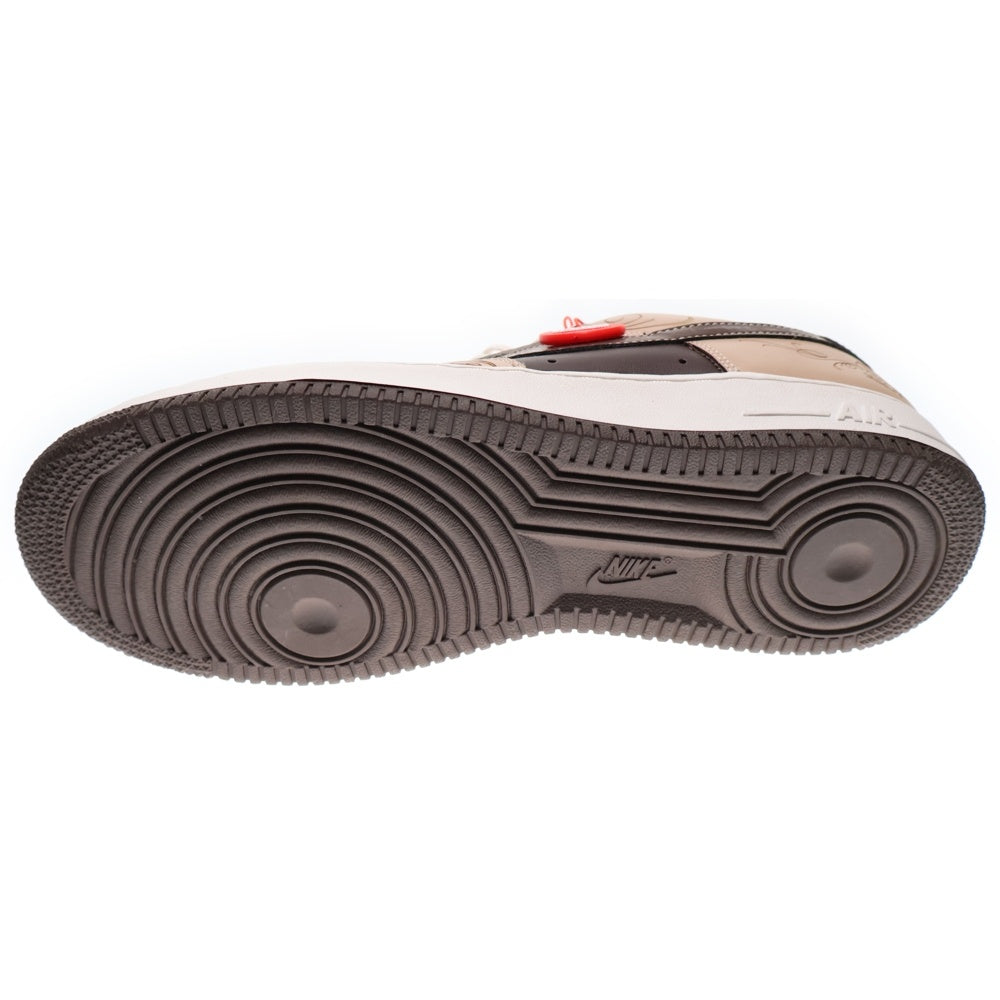 NIKE(ナイキ) 【観賞用】× Mr. Cartoon AIR FORCE 1 LOW 307334-221 ミスターカートゥーン エアフォース1 ローカットスニーカー シューズ ブラウン US10/28.0cm