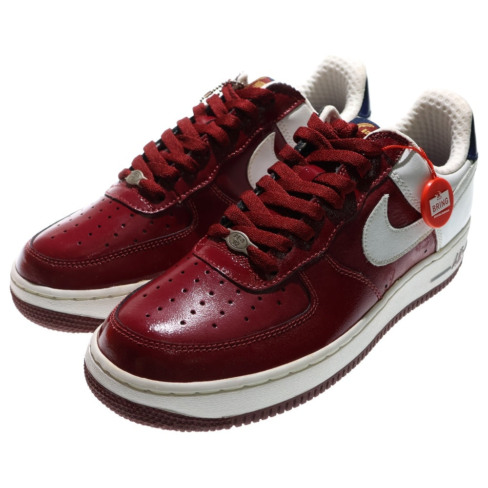 NIKE(ナイキ) 【観賞用】× Lebron James AIR FORCE 1 LOW 309096-611 レブロンジェームズ エアフォース1 ローカットスニーカー シューズ レッド US9.5/27.5cm
