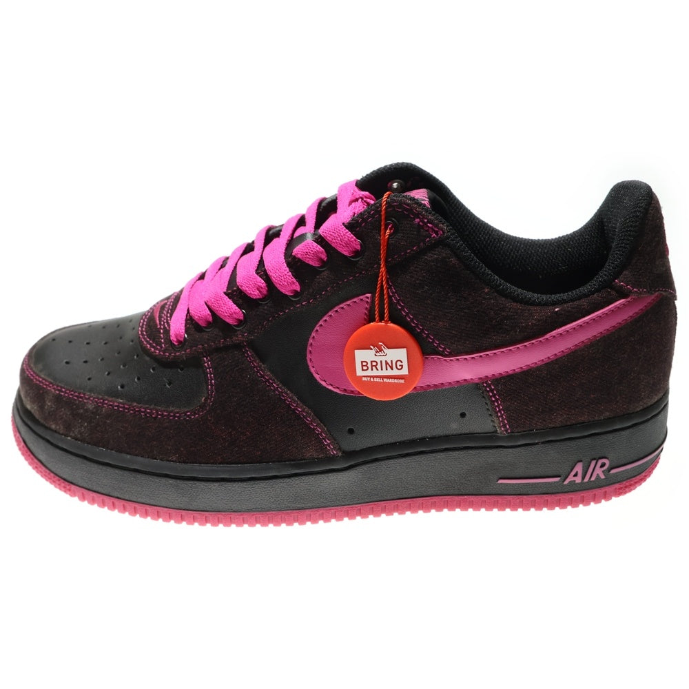 NIKE(ナイキ) 【観賞用】WMNS AIR FORCE 1 307109-064 ウィメンズ エアフォース1 ローカットスニーカー シューズ ブラック/ピンク US11.5/28.5cm