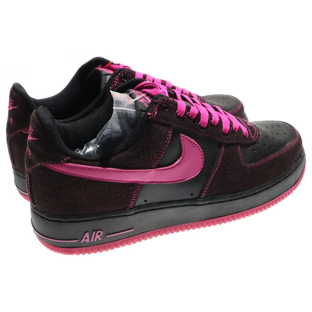NIKE(ナイキ) 【観賞用】WMNS AIR FORCE 1 307109-064 ウィメンズ エアフォース1 ローカットスニーカー シューズ ブラック/ピンク US11.5/28.5cm