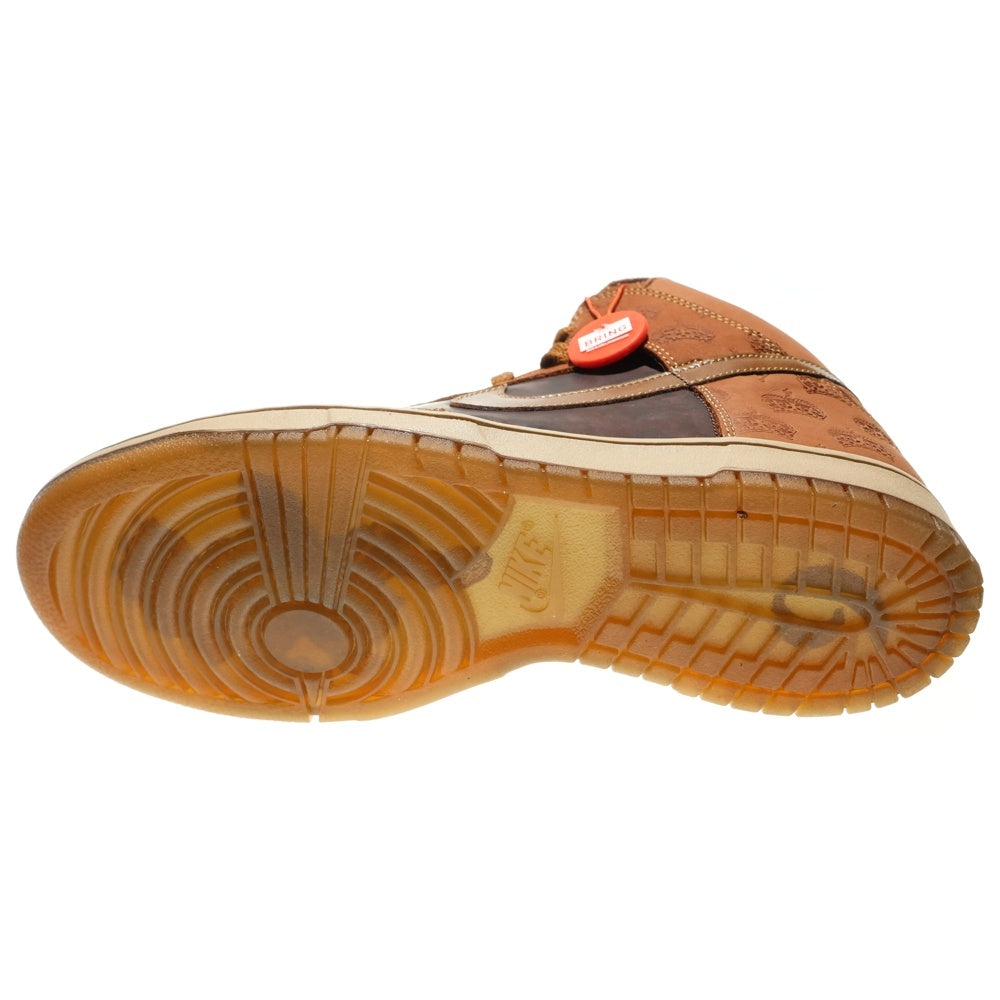 NIKE(ナイキ) 【観賞用】DUNK HI PREMIUM MIGHTY CROWN 314263-221 ダンクハイ ハイカットスニーカー シューズ ブラウン US10/28.0cm