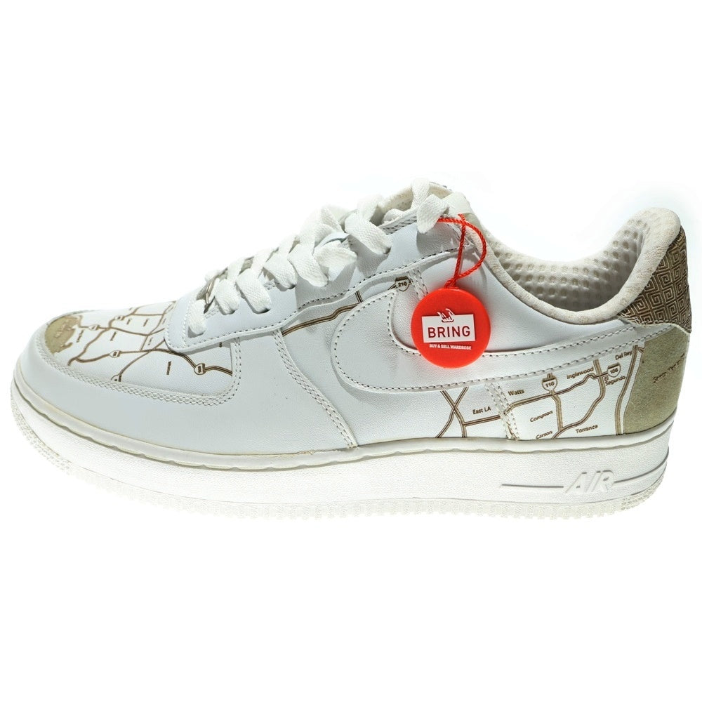 NIKE(ナイキ) 【観賞用】AIR FORCE 1 LA MAP 309096-114 エアフォース1 ローカットスニーカー シューズ ホワイト US10/28.0cm