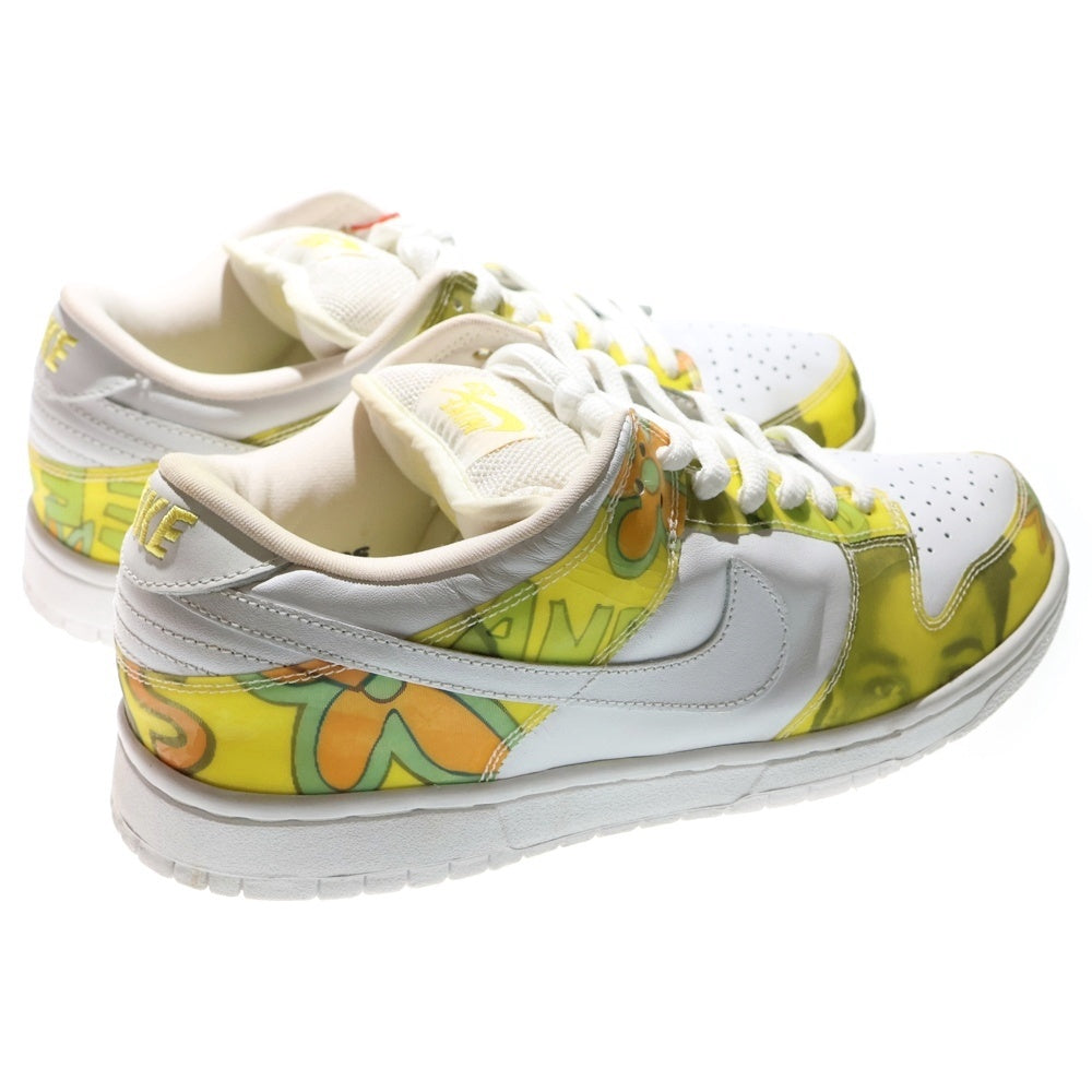 NIKE SB(ナイキエスビー) 【観賞用】DUNK LOW PRO SB DE LA SOUL 304292-171 ダンク ロー プロ デラソウル ローカットスニーカー シューズ ホワイト/イエロー US10/28.0cm