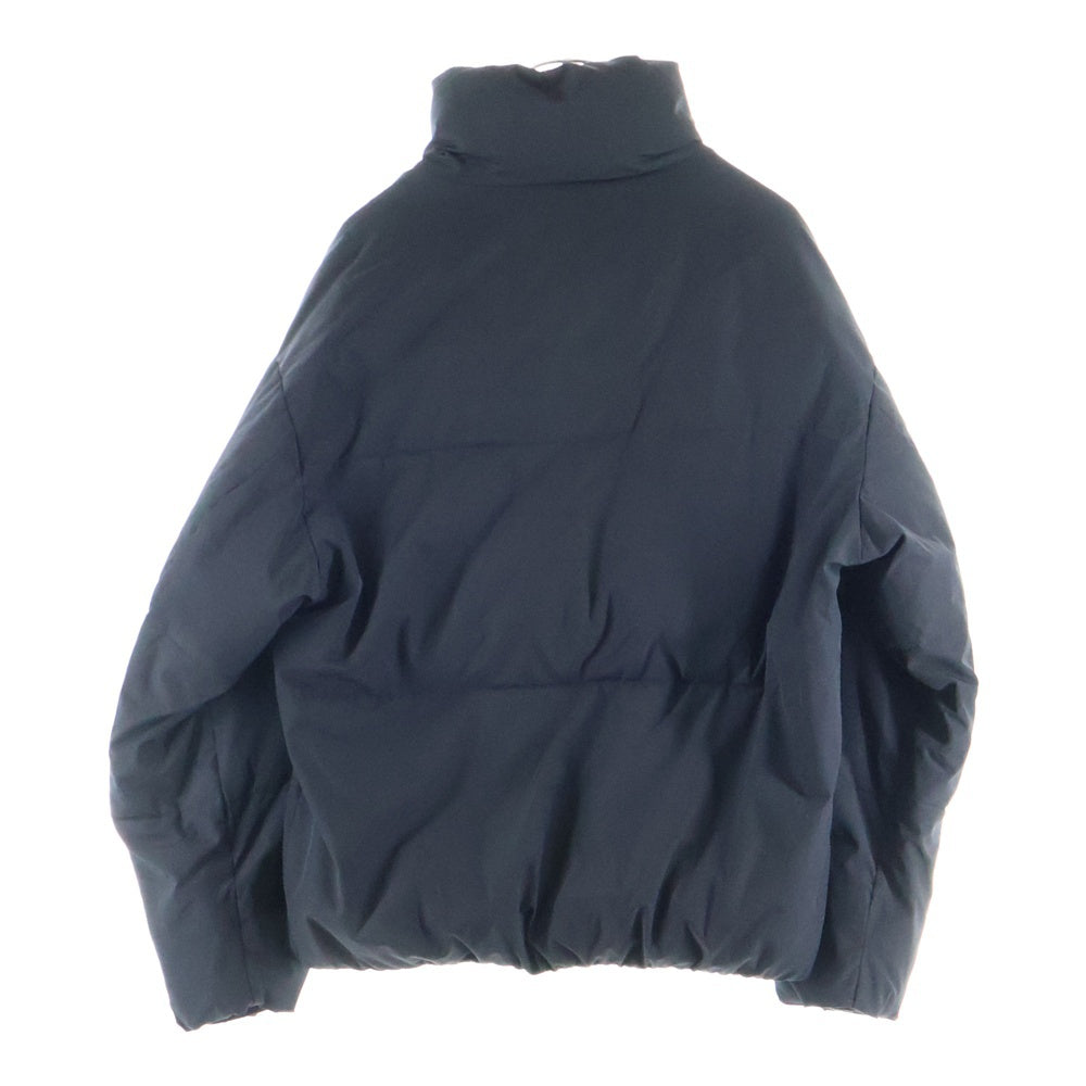 NO BRAND(ノーブランド) WYM LINDAM MINIMAL HEAT FIBER PADDED JACKET jk-459 ジップアップパデッドジャケット ブラック
