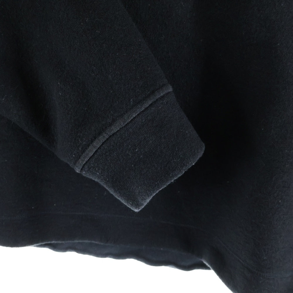 STONE ISLAND(ストーンアイランド) 23AW Sweatshirts ロゴワッペン付き ウール 長袖スウェット トレーナー ブラック 7915633F3