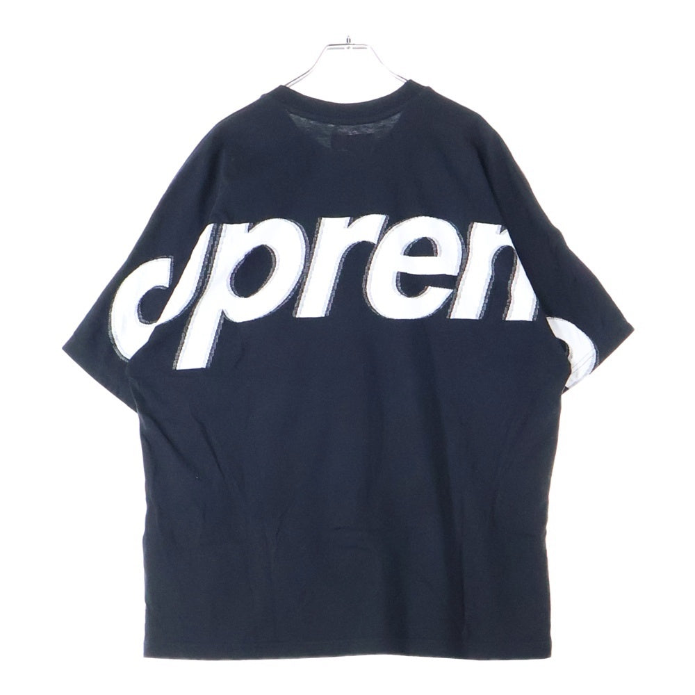 SUPREME(シュプリーム) 25SS Intarsia S/S Top インターシャロゴ クルーネック 半袖Tシャツ カットソー ブラック