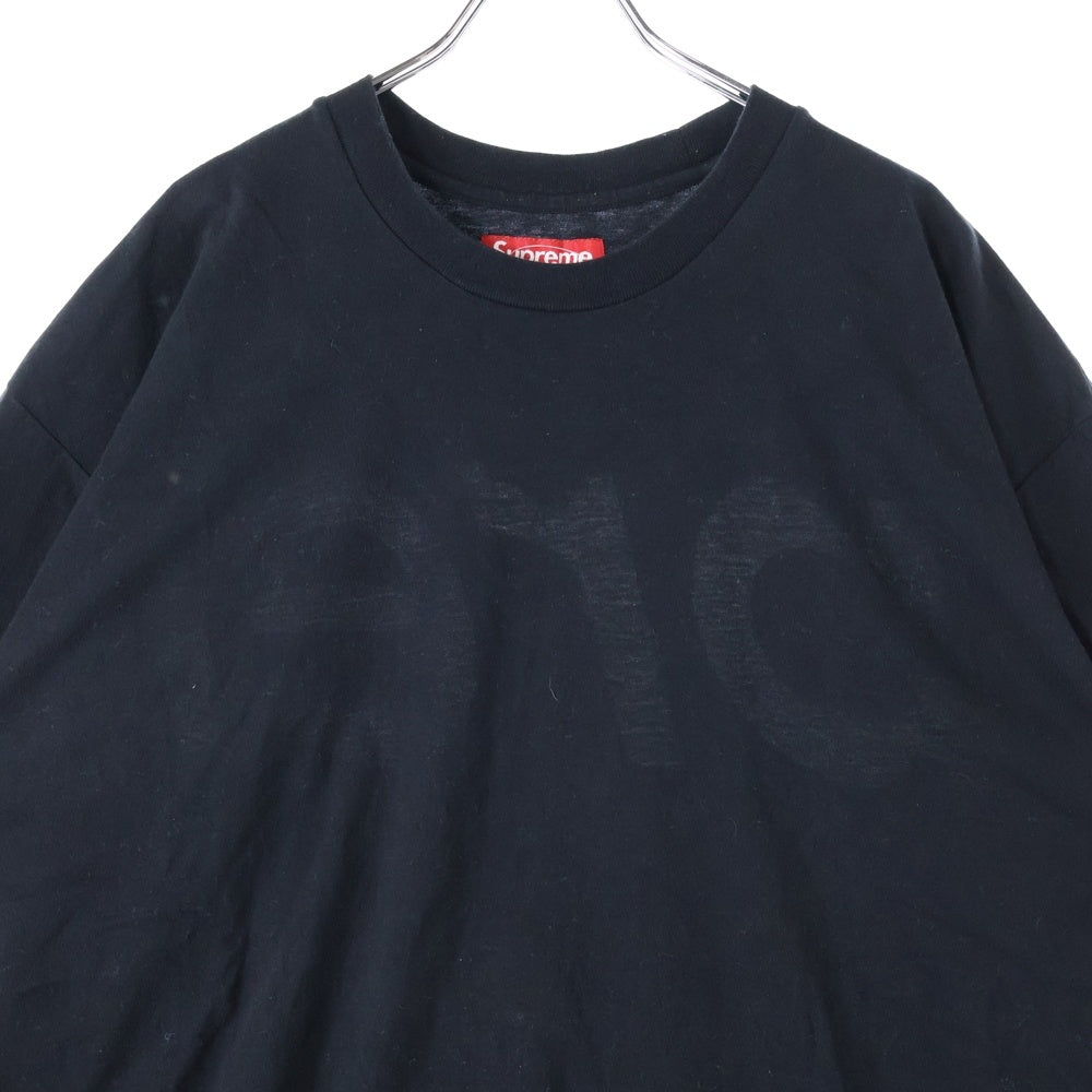 SUPREME(シュプリーム) 25SS Intarsia S/S Top インターシャロゴ クルーネック 半袖Tシャツ カットソー ブラック