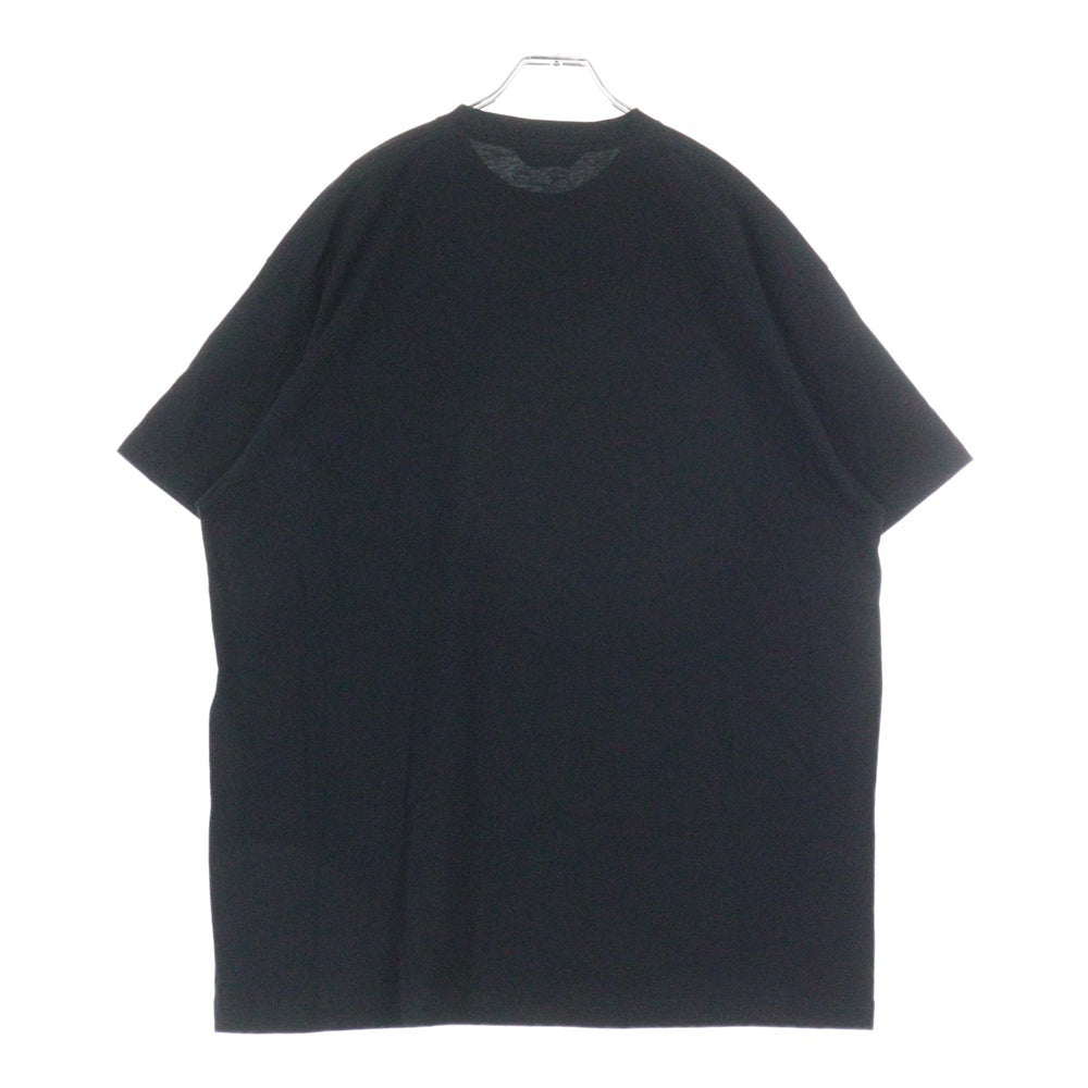 BALENCIAGA(バレンシアガ) フロント ロゴプリント 半袖Tシャツ カットソー 613968-TYK28 ブラック