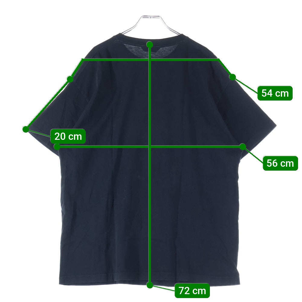 BALENCIAGA(バレンシアガ) フロント ロゴプリント 半袖Tシャツ カットソー 613968-TYK28 ブラック