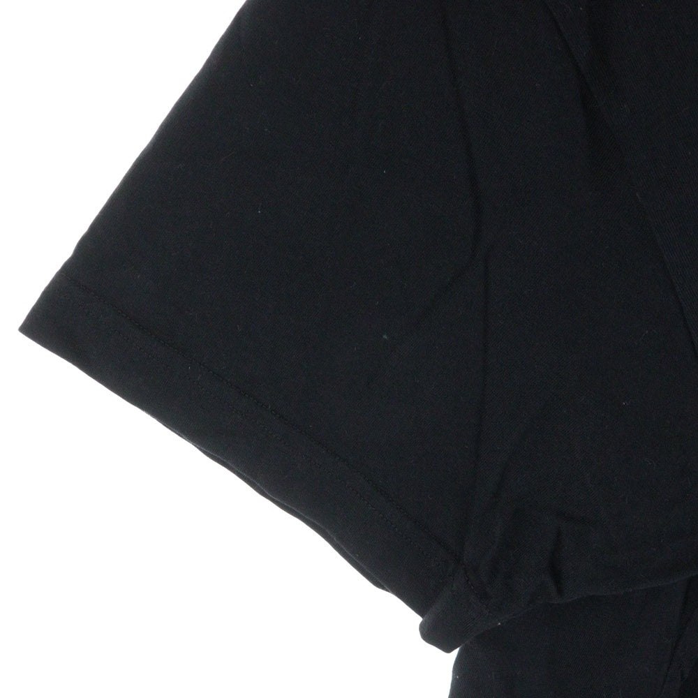 BALENCIAGA(バレンシアガ) フロント ロゴプリント 半袖Tシャツ カットソー 613968-TYK28 ブラック